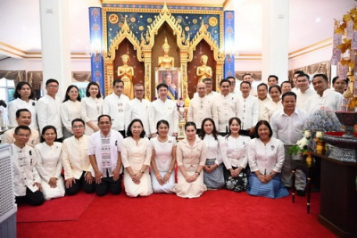 ร่วมพิธีทอดผ้าป่ามหากุศล เพื่อการศึกษาสมทบทุนก่อสร้างอาคาร ... พารามิเตอร์รูปภาพ 1