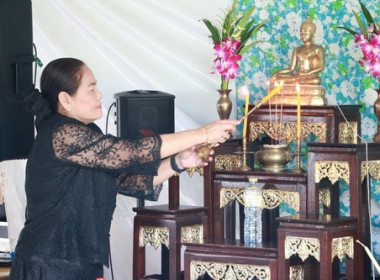 ร่วมพิธีทำบุญเลี้ยงเพล เนื่องในโอกาสครบรอบ 12 ปี ... พารามิเตอร์รูปภาพ 1